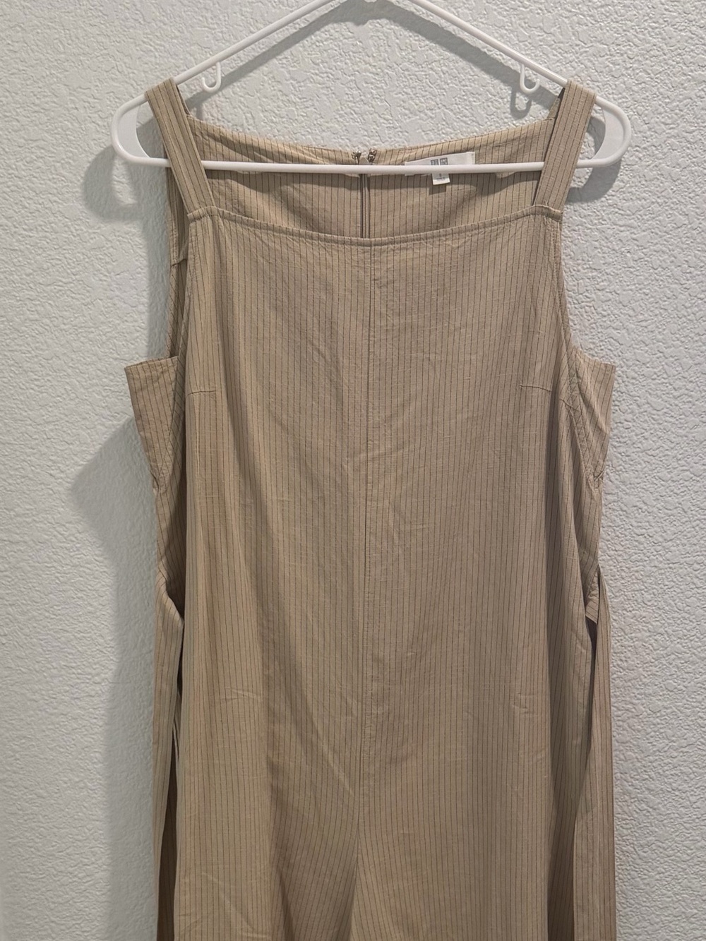 Uniqlo Linen Blend Jumpsuit (Stripe)